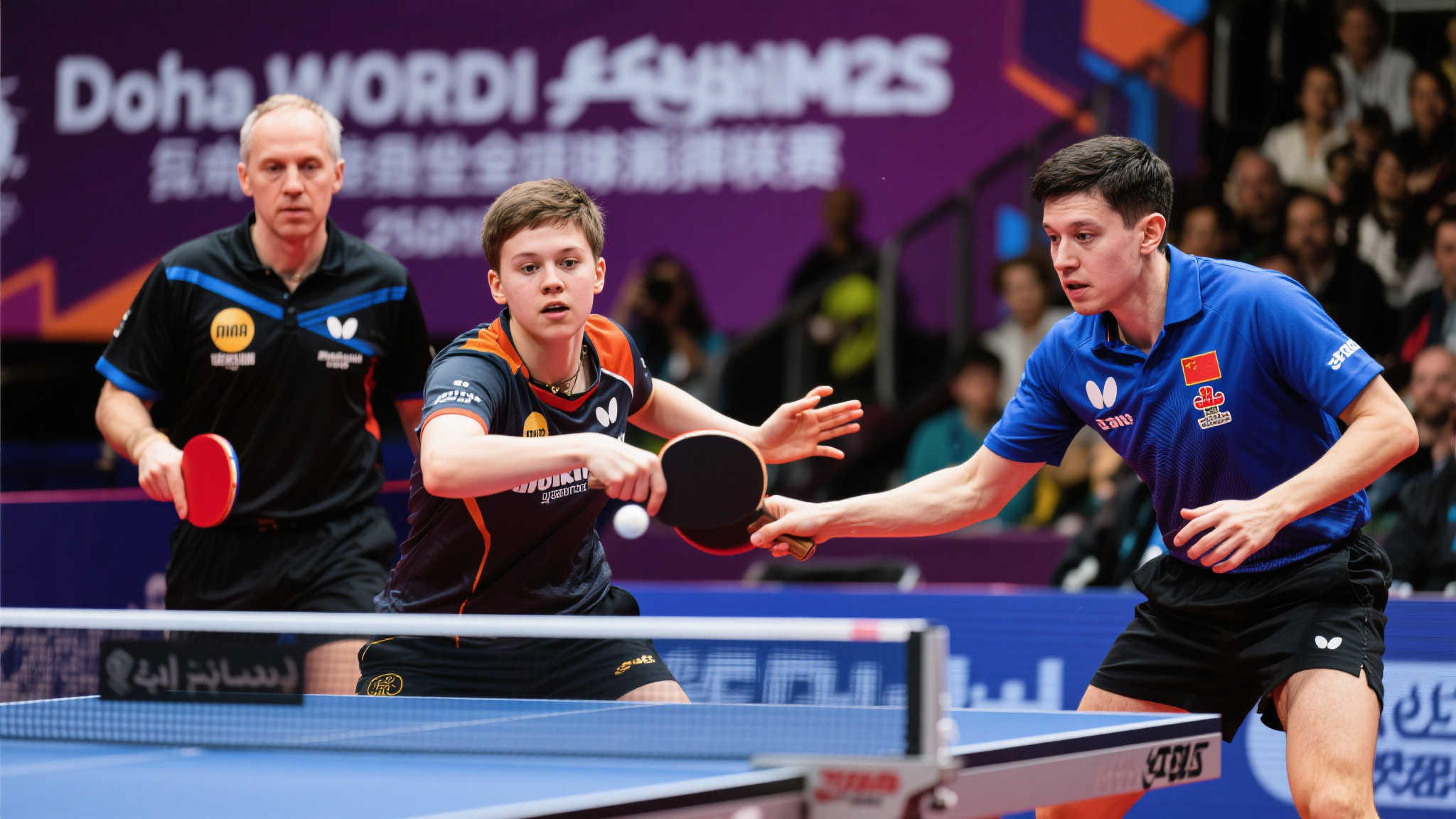 多哈世乒赛燃爆全场,热血沸腾! 多哈世乒赛燃爆全场,热血沸腾!